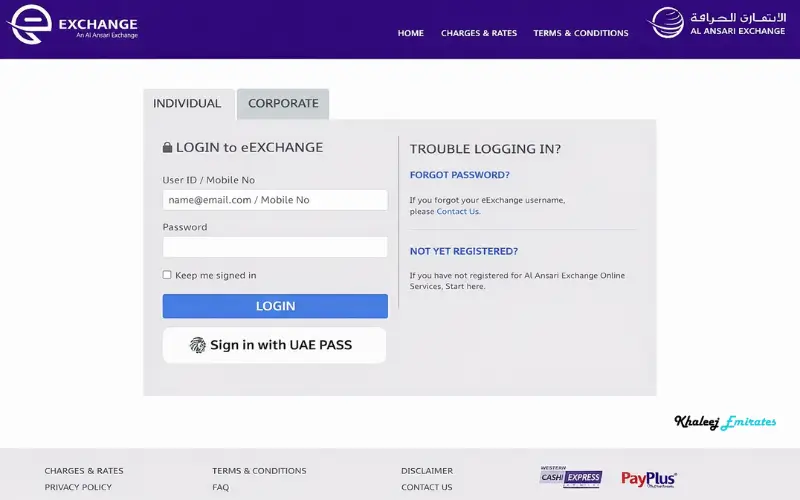 Al Ansari Balance Check