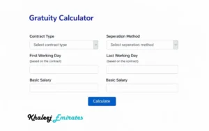 Gratuity Calculator Dubai