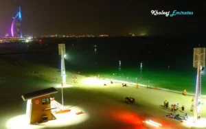 Umm Suqeim Night Swimming Beach Dubai