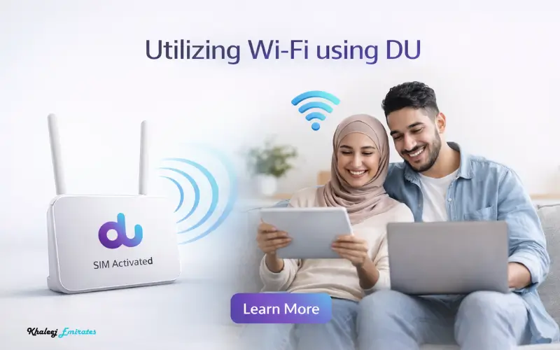 Utilizing Wi-Fi using DU