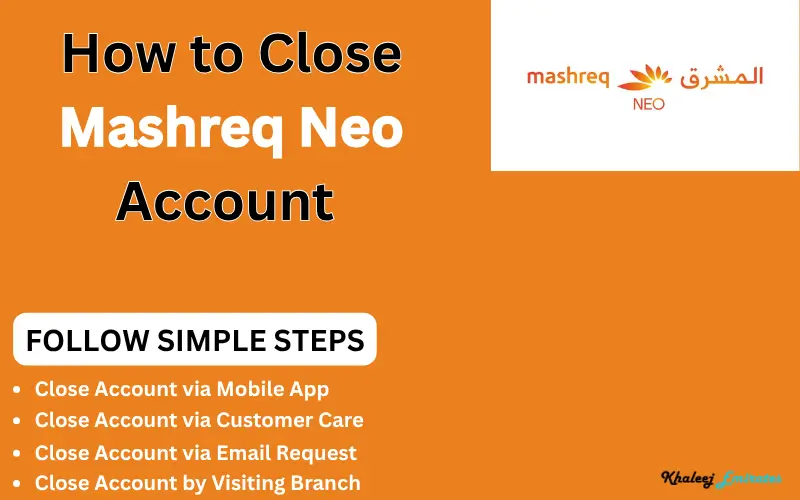 How to Close Mashreq Neo Account