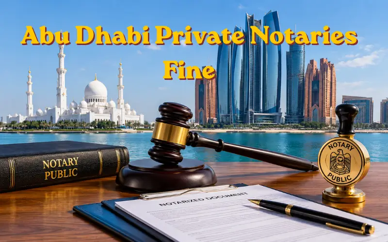Abu Dhabi Private Notaries Fine