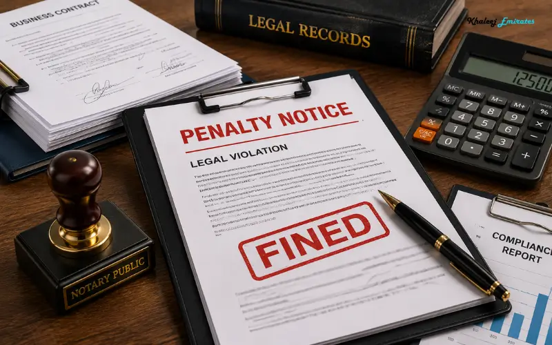 Private Notary Fines in Abu Dhabi 
