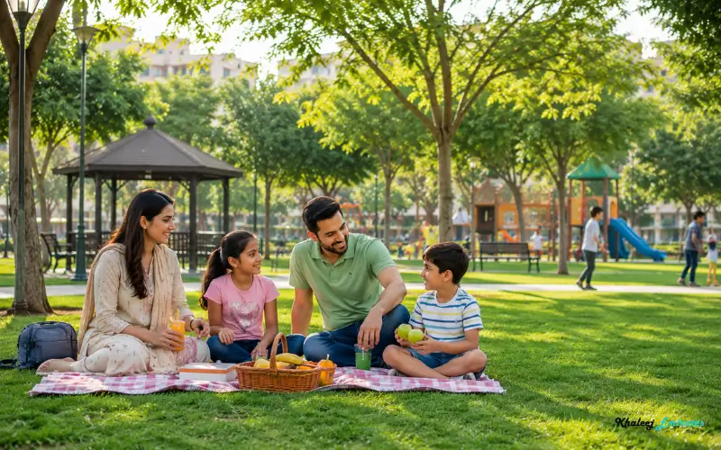 Family at Al Mankhool Park