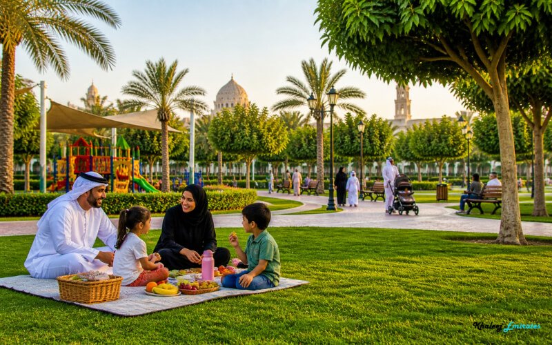 Families at Al Mahatta Park