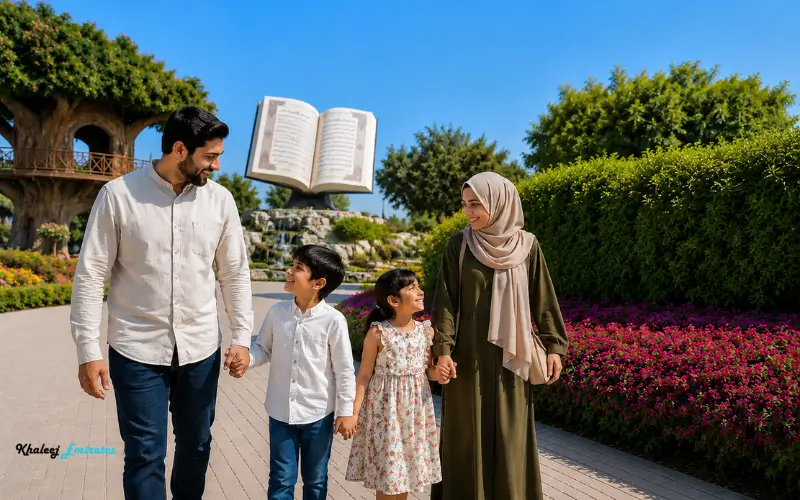 Family in the park