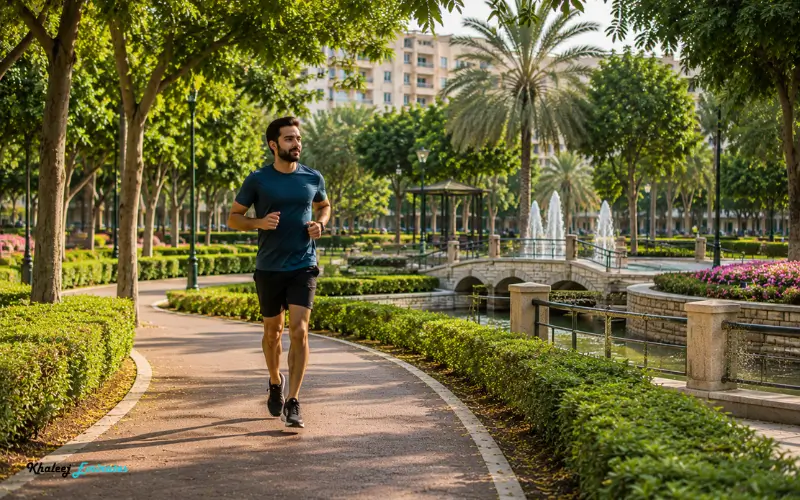 jogging in the park