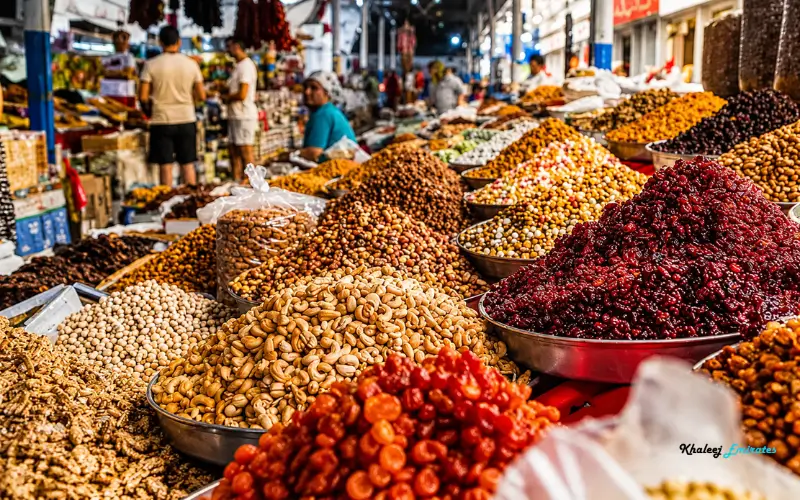Visitors can also buy nuts, dried fruits, Arabic sweets, chocolates, and premium gift boxes.