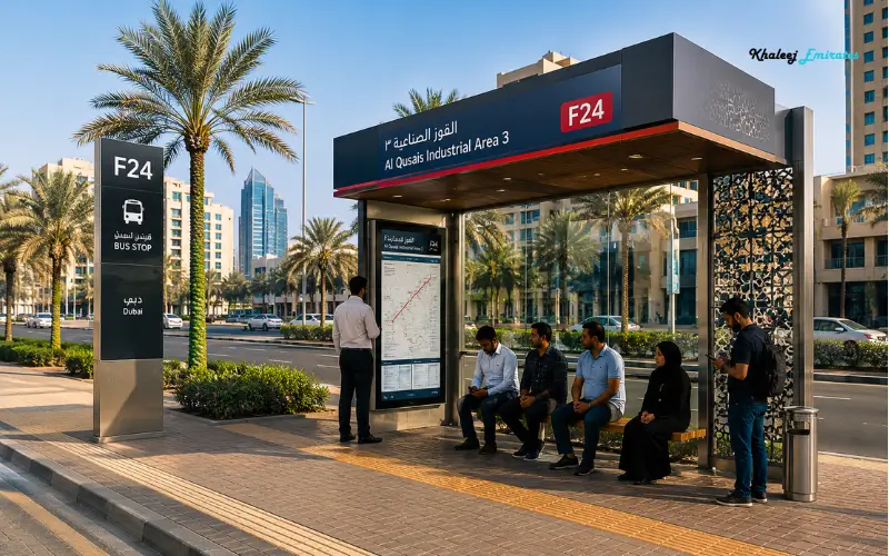 Facilities Available at F24 Bus Stops
