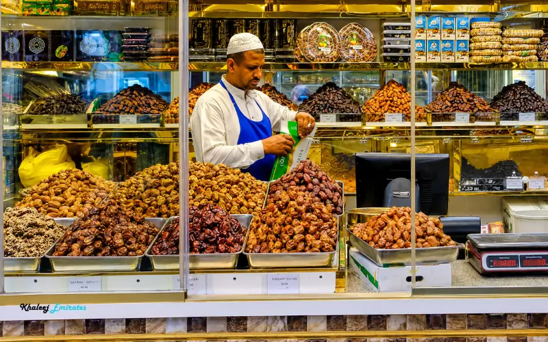 Famous dates markrt in Abu Dhabi 