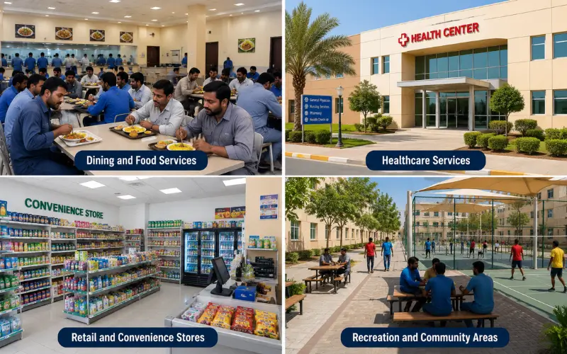 Facilities Available in Workers Village Mussafah