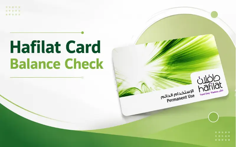 Hafilat Card Balance Check