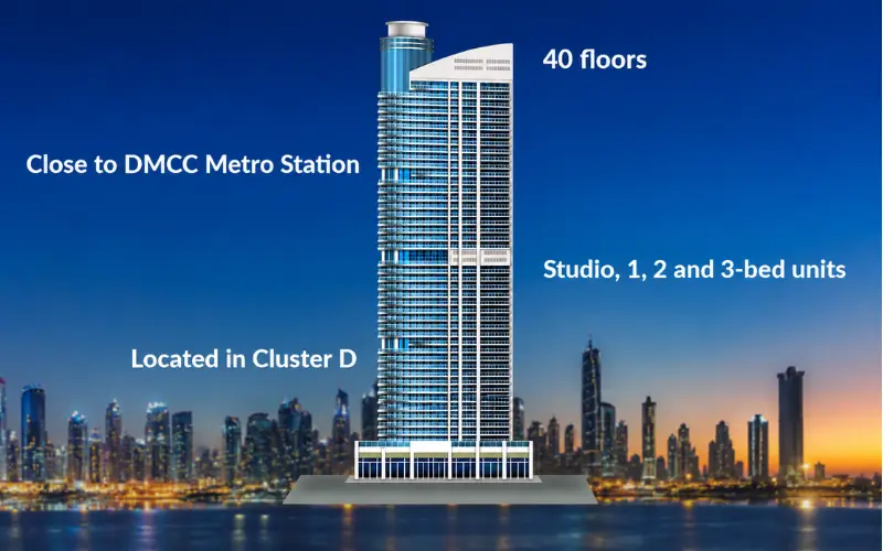 Structure of Lake Terrace Tower Dubai