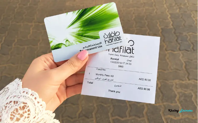 Recharge Hafilat Card Balance