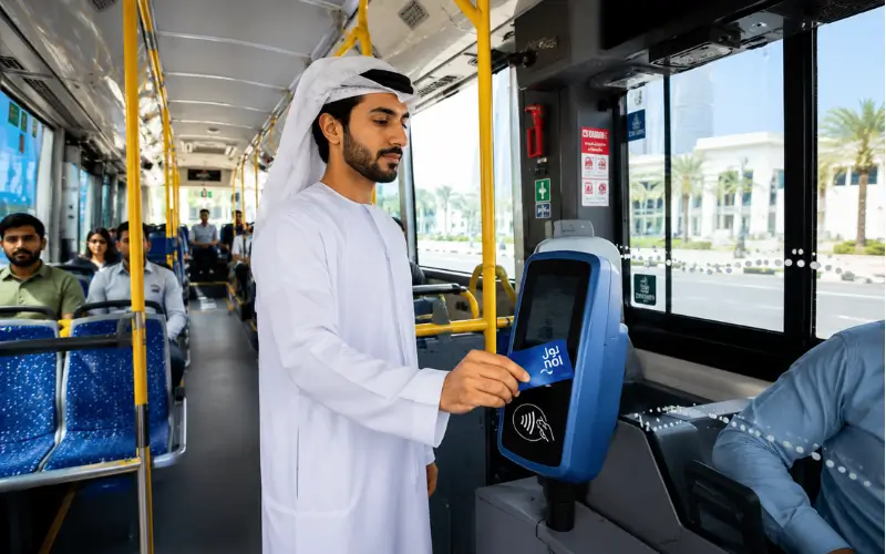 passenger is to tap their nol Card on the bus upon entry and exit for pay fare