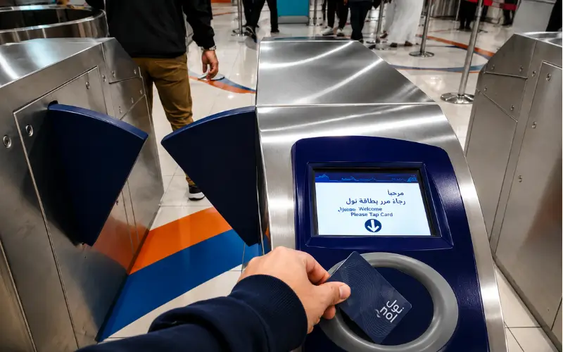 Pay Fare of Al Rigga Metro Station