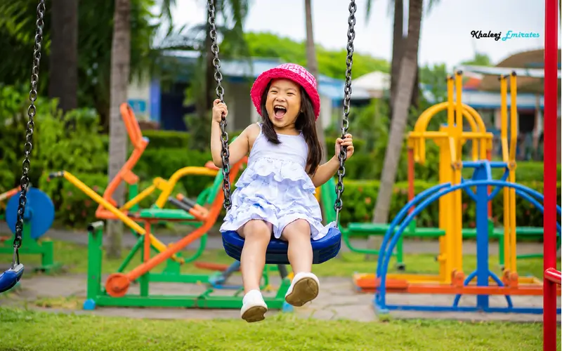 Children's Play Areas at Al Qusais Pond Park