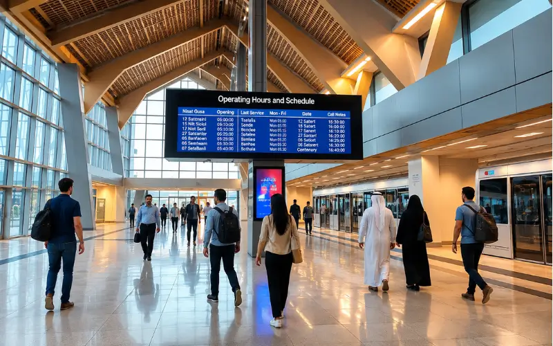 Etisalat Metro Station Timings
