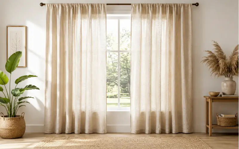 Velvet Curtains Dubai vs Linen Curtains