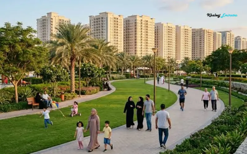 Walking and Jogging Areas at Al Nahda Park