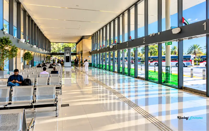 Waiting Areas at Al Ain Bus Station