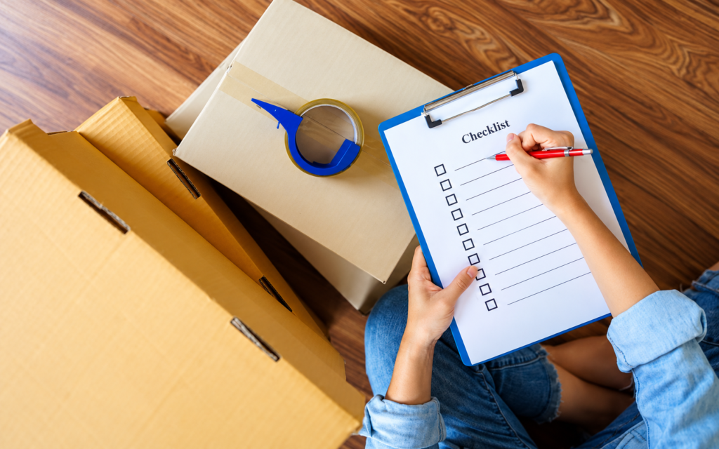 Apartment move-in checklist
