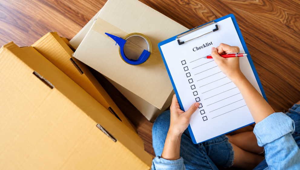Apartment move-in checklist