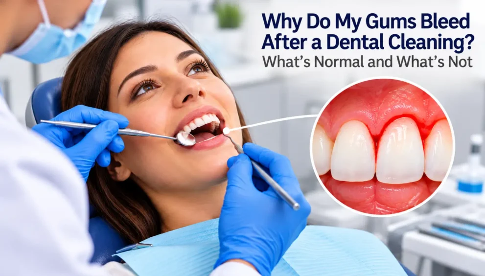 Gums Bleed After a Dental Cleaning